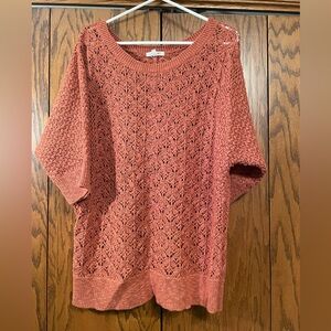 Maurices Terracotta Knit Pullover